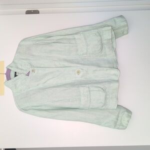 Light Green Button-Up Jacket